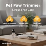 Silent Groom Pro Pet Paw Trimmer | Cordless Shaver for Dogs, Cats, Big & Small Animals with Light | Rechargeable Home and Salon Grooming Tool for Paws, Face, Ears, Butt - Image 3