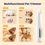 Silent Groom Pro Pet Paw Trimmer | Cordless Shaver for Dogs, Cats, Big & Small Animals with Light | Rechargeable Home and Salon Grooming Tool for Paws, Face, Ears, Butt - Image 6