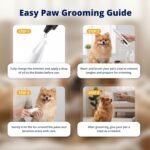 Silent Groom Pro Pet Paw Trimmer | Cordless Shaver for Dogs, Cats, Big & Small Animals with Light | Rechargeable Home and Salon Grooming Tool for Paws, Face, Ears, Butt - Image 7