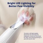 Silent Groom Pro Pet Paw Trimmer | Cordless Shaver for Dogs, Cats, Big & Small Animals with Light | Rechargeable Home and Salon Grooming Tool for Paws, Face, Ears, Butt - Image 8