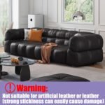 CHUANGSEED Anti Cat Scratch Tape 4" x 30Yds Cat Training Tape, 100% Clear Double Sided Cat Scratch Deterrent Tape, Furniture Protector for Sofa, Carpet, Doors,Cat Scratch Protector - Image 6