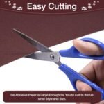 Pet Nail Sandpaper - Pet Scratching Sandpaper, 3 Pcs Dog Scratch Board Replaceable Sticky Back Sand Paper, 20 X 10 Inch Pets Scratch Liner for Litter Box, Furniture, Or Dog Board - Image 6