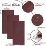 Pet Nail Sandpaper - Pet Scratching Sandpaper, 3 Pcs Dog Scratch Board Replaceable Sticky Back Sand Paper, 20 X 10 Inch Pets Scratch Liner for Litter Box, Furniture, Or Dog Board - Image 7