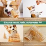 6 Inch Beef Trachea Dog Chews (6pcs - 8oz)-Trachea Dog Treats,Digestible and Safe Chews for Dogs - Natural High Protein for Medium & Large Dogs,Teeth Grinding & Cleaning, Supports Dental Health - Image 6