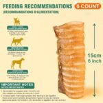 6 Inch Beef Trachea Dog Chews (6pcs - 8oz)-Trachea Dog Treats,Digestible and Safe Chews for Dogs - Natural High Protein for Medium & Large Dogs,Teeth Grinding & Cleaning, Supports Dental Health - Image 8