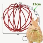 zolyet Stainless Steel Grass Feeder Pet Hay Feeding Device for Rabbits Dutch Pigs Hamsters Rodents - Image 9