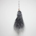 Fosrion Real Fur Cat Bites Toy with Three Section Retractable Carbon Fiber Rod (3 Fox Fur Piece, Only Tail) - Image 4