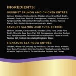 SHEBA Bistro Perfect PORTIONS Cat Food Wet Adult, Paté Gourmet Salmon & Chicken, Savoury Salmon & Tuna and Signature Seafood Entrée Variety Pack, (24) 75g Trays - Image 8
