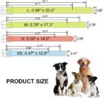 Puppy ID Collars, Soft Leather Dog Collar,14 Colors PU Leather Adjustable Dog Cat Collars for Dog Small Large Cat Collars Newborn Puppies Kitten (Flat-14 Colors, XS(0.47"*12.9")) - Image 6