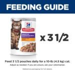 Hill's Science Diet Sensitive Stomach & Skin, Adult 1-6, Stomach & Skin Sensitivity Support, Wet Cat Food, Chicken & Beef Stew, 2.8 oz Pouch, Case of 24 - Image 10