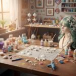 LJY 40 Pieces White Resin Pencil Finger Starfish Seahorse & Seashells Set for Wedding Home Decor and Craft Project - Image 3