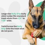 Bully Stick Holder for Dogs - Large Size - Interactive Dog Toy, Dog Treat Holder, Slow Feeder, Treat Dispenser, Chew Toy and Dog Safety Device - Image 4
