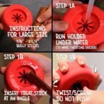 Bully Stick Holder for Dogs - Large Size - Interactive Dog Toy, Dog Treat Holder, Slow Feeder, Treat Dispenser, Chew Toy and Dog Safety Device - Image 8