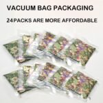 Rabbit Toys 24pcs Bunny Toy Guinea Pig Treats Timothy Hay Chew Toys Chips with Herbal Flowers Hamster Snacks Chinchillas Gerbils for Teeth Apple Sticks Sweet Bamboo - Image 6