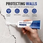 Drywall Patch Repair Kit with Scraper,White Spackle Wall Repair Paste,2026 New Wall Mending Agent Wall Repair Agent Tile Gap Filler for Holes & Cracks Nail Holes, Dents & Small Damage. (2) - Image 3