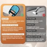 Pet Hair Removal Gloves,2 Pack Magic Brush Pet Hair Remover Tool for Cat & Dog,Upgraded Reusable Pet Hair Gloves for Couch, Clothing, Carpet & Car Seat (Blue) - Image 6