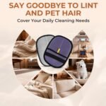 Pet Hair Removal Gloves,2 Pack Magic Brush Pet Hair Remover Tool for Cat & Dog,Upgraded Reusable Pet Hair Gloves for Couch, Clothing, Carpet & Car Seat (Purple) - Image 7