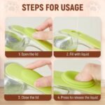 Pet Bath Brush, 2025 New Dog Cat Shower BrushPet Massage Bath Brush,All Coat Types (Green) - Image 4