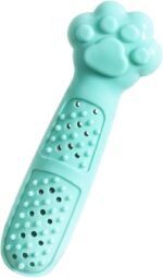 1Pcs Catnip Infused Cat Chew Toy,Food Grade Rubber Teething Ring for Kittens&Adult Cats,Interactive Indoor Toy for Teething Relief,Dental Health,Plaque&Tartar Removal,Boredom Relief (green) - Image 2