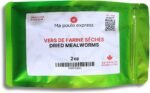 2 oz - Ma Poule Express Dried Mealworms for Wild Birds etc. Approx. 2,000 Mealworms - Image 2