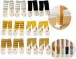 24PCS Chair Leg Floor Protector Furniture Feet Pads Floor No Slip Chair Socks Covers,6 Set Cat Paw - Image 2