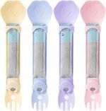 4PCS Cat Food Spoon | Squeeze Out Lickable Treats, Kitten Feeder & Dispenser for Wet Food & Churu, Mess-Free Feeding - Image 2