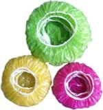 60-Pack Stretchable Silicone Food Storage Covers, Elastic Bowl Lids for Leftovers, Meal Prep, Snacks - BPA-Free, Eco-Friendly Reusable Plastic Wrap & Aluminum Foil Alternative,Fits Various Bowl Sizes - Image 2