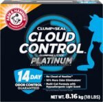 ARM & HAMMER Platinum Cat Litter, Cloud Control, Complete Odour Sealing with 14 Days of Odour Control, Multi-Cat Clumping Cat Litter with Hypoallergenic Light Scent, 8.16kg (Pack of 1) - Image 2