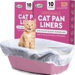 Alfapet Cat litter box liners, Elastic bags liners, 20 Count For Large, X-Large, Giant, Extra-Giant Size litterbox- With Sta-Put Technology for Firm, Easy Fit- Quick + Clever Waste Cleaners, Pack of 2 - Image 2