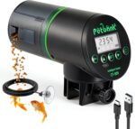 Automatic Fish Feeder - Rechargeable Timer Auto Fish Feeder with USB Charger Cable for Vacation Weekend Holiday, Fish Food Dispenser for Aquarium or Fish Tank - Image 2