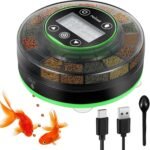 Automatic Fish Feeder for Aquarium - Auto Fish Food Dispenser Rechargeable for Fish Tank Vacation Fish Feeder Timer with USB Charger Cable - Image 2
