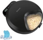 Automatic Wet Food Cat Feeder, Auto Refrigerated Wet Foods Feeder for Cats Dogs 4 Meal Timed Fresh Foods Dispenser with 2 Ice Packs Small Pet Feeders for Kitty Puppy Automatic Cat Dog Food Bowl Black - Image 2