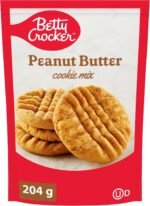 BETTY CROCKER Cookie Mix Peanut Butter, Makes 12 Cookies, Baking Mix, 204 Grams Package of Cookie Mix, Tastes Like Homemade, Easy To Bake - Image 2