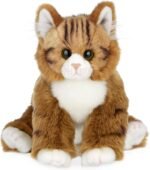 Bearington Collection Plush Stuffed Animal Orange Tabby Maine Coon Cat, Kitten 15 inches - Image 2