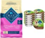 Blue Buffalo Life Protection Formula Small Breed Dog Food Natural Dry Dog Food & Blue Buffalo Delights Natural Adult Small Breed Wet Dog Food Cups, Filet Mignon Flavor - Image 2