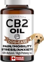 CB2 Oil for Dogs - Advanced Hip and Joint Supplement for Dogs & Calming Anxiety Relief for Dogs. Ultra Concentrated Drops for Pain, Inflammation, Arthritis, Anxiety, Stress, Aggression. Made in Canada - Image 2