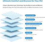 D&D PET CLUB Dog Pee Pad, Puppy Potty Training Pet Pads Dog Pads Large Disposable Super Absorbent & Leak-Free Pee Pads 24"x24" -40 Count - Image 2