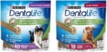 DentaLife Daily Oral Care Dog Treats for Small & Medium Breed Dogs - 808 g Pouch (1 Pack) & Daily Oral Care Dog Treats for Large Breed Dogs - 587 g Pouch (1 Pack) - Image 2