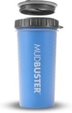 Dexas Lidded MudBuster Portable Dog Paw Cleaner, Pro Blue, Large with Lid - Image 2