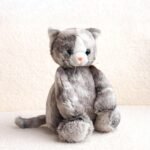 Ditucu Cat Stuffed Animal 9 inch Cute Realistic Kitten Plush Toys Ultra Soft Plushies Gifts for Kids Grey - Image 2