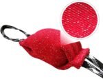 Dog Bite Tug Pillow Chew Ball Training Puppy Dog Molar Pet Pitbull Interactive Toys with 2 Nylon Rope Handles (Red) - Image 2