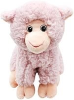 Dog Toys Plush Dog Toys for Small Large Dogs Stuffed Sheep Shape Pet Puppy Squeaky Chew Bite Resistant Toy Pets Interactive Accessories Puppy Toys (Color : Pink) - Image 2