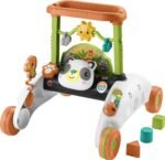 Fisher-Price 2-Sided Steady Speed Panda Walker, interactive baby walking toy with activities and learning songs - Image 2