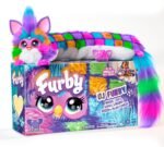 Furby DJ Furby Interactive Toy, Neon Star, Snuggly Electronic Plush, Music, Lights, Motion, & Games, Speaks English & Furbish, 32 in/81 cm Long, 6+ (Amazon Exclusive) - Image 2