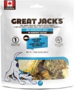 Great Jack’s Dog Treats Pouch Gently Air Dried Cod Skin Cubes Dog Jerky Treats Snacks Pet Food for Your Furry Friends 164G/5.8 OZ - Image 2
