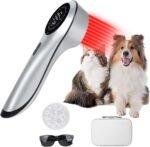 Hand Held Dog Cold Laser Therapy Device for Cat Pet at Home, Veterinary NIR Red Light Treament Machine 808nm & 650n, Portable LLLT Physiotherapy Equipment Animal Labrador Newfoundland Puppy Horse - Image 2