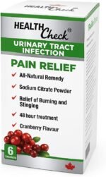 HealthCheckRX UTI Pain Relief for Women — Fast-Acting Clinically Proven Sodium Citrate Powder for Cystitis, Burning & Stinging | Cranberry-Flavoured Oral Drink, No Pills | 48‑Hour Symptom Relief | 6 Sachets - Image 2