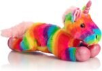 HollyHOME Plush Unicorn Stuffed Animals Rainbow Unicorn Toy Holiday Birthday Gift for Girls 16 Inch - Image 2