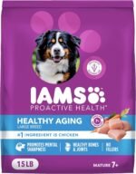 IAMS Proactive Health Mature Adult Large Breed Dry Dog Food for Senior Dogs with Real Chicken, 15 lb. Bag - Image 2