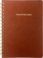Kunitsa Co. Food and Exercise Journal for Women - Track Meals, Nutrition, and Weight Loss, 90 Days, Walnut Brown, 8.5 x 6 Inches - Image 2
